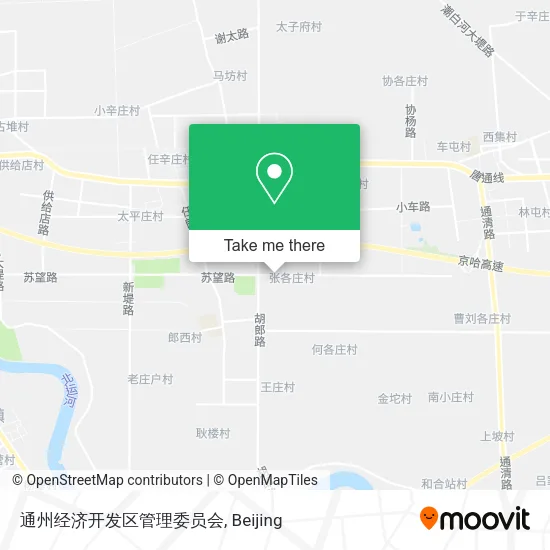 通州经济开发区管理委员会 map