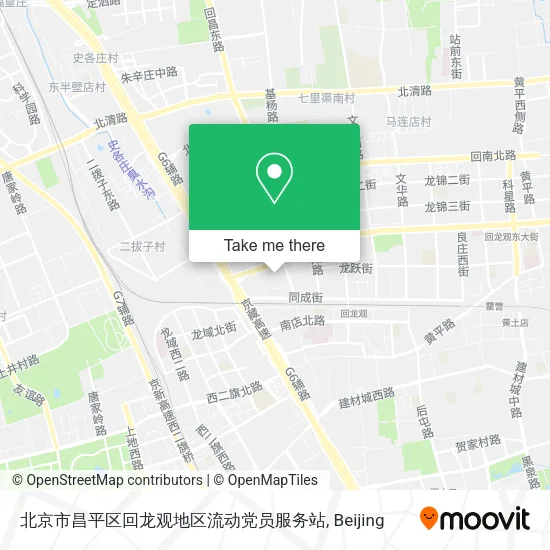 北京市昌平区回龙观地区流动党员服务站 map