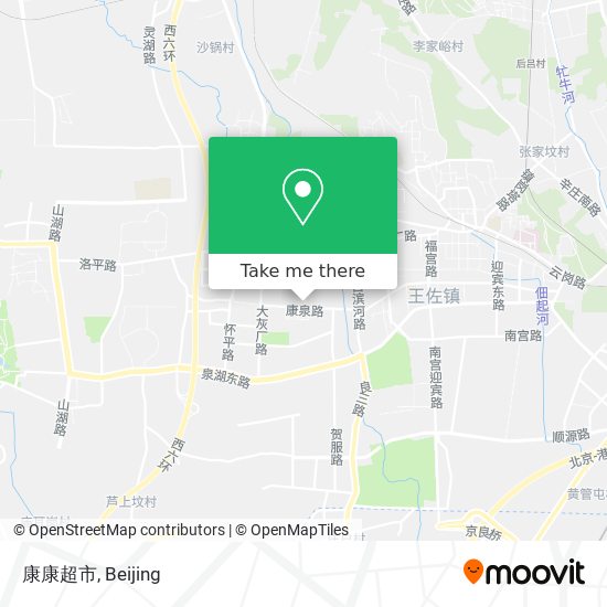 康康超市 map