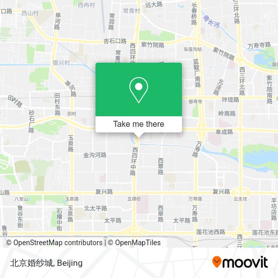 北京婚纱城 map