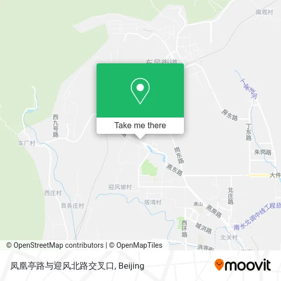 凤凰亭路与迎风北路交叉口 map