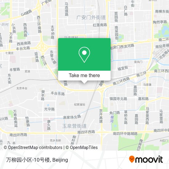 万柳园小区-10号楼 map
