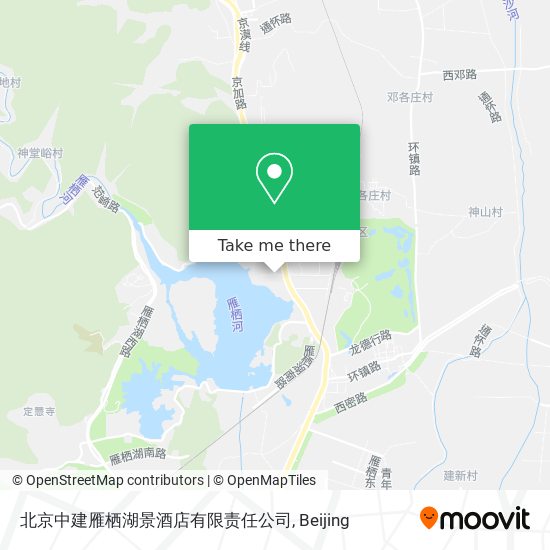 北京中建雁栖湖景酒店有限责任公司 map