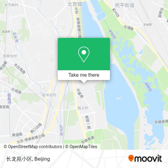 长龙苑小区 map