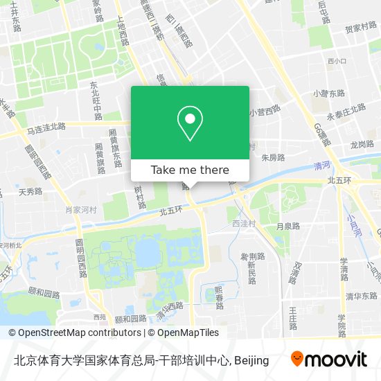 北京体育大学国家体育总局-干部培训中心 map