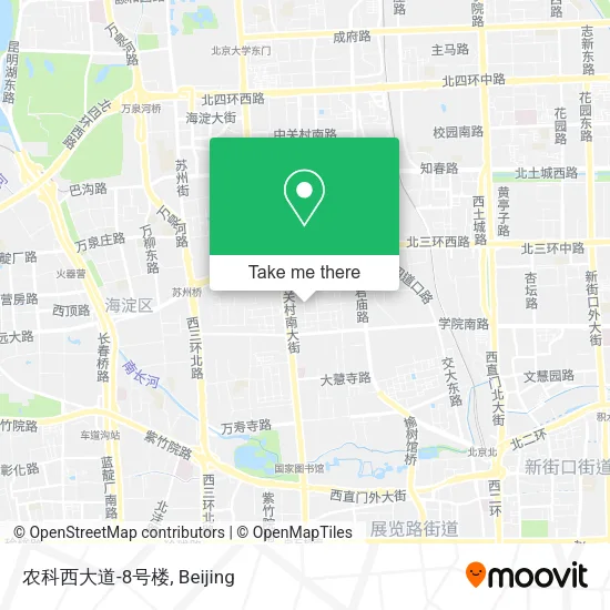 农科西大道-8号楼 map
