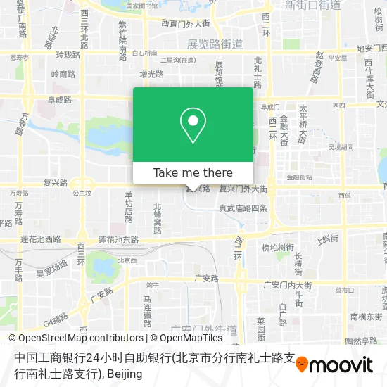 中国工商银行24小时自助银行(北京市分行南礼士路支行南礼士路支行) map