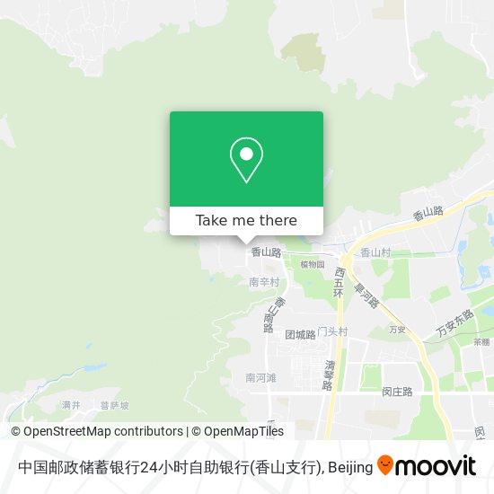中国邮政储蓄银行24小时自助银行(香山支行) map