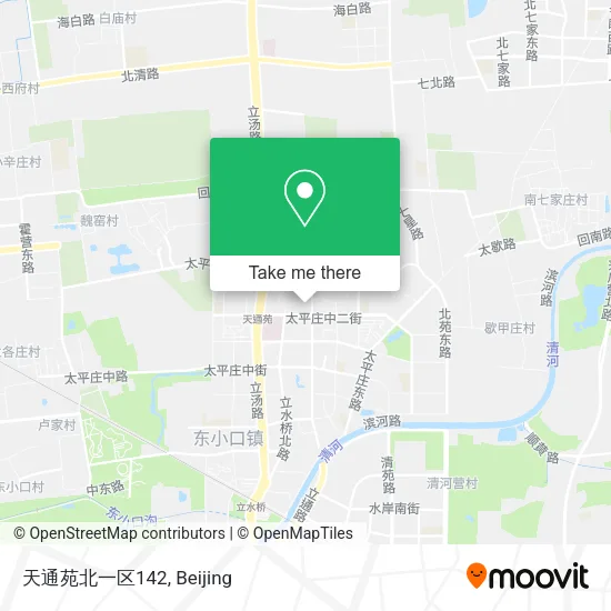 天通苑北一区142 map