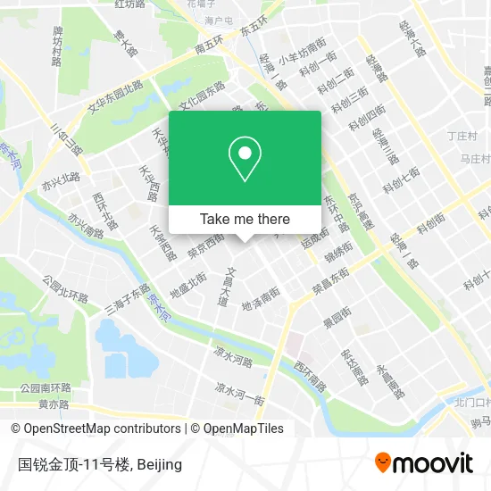 国锐金顶-11号楼 map