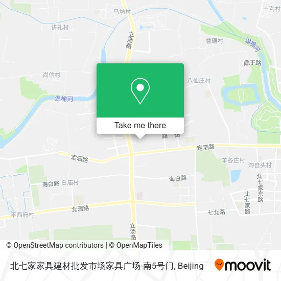 北七家家具建材批发市场家具广场-南5号门 map