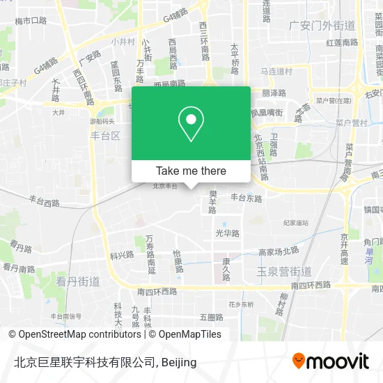 北京巨星联宇科技有限公司 map
