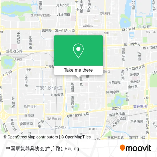 中国康复器具协会(白广路) map