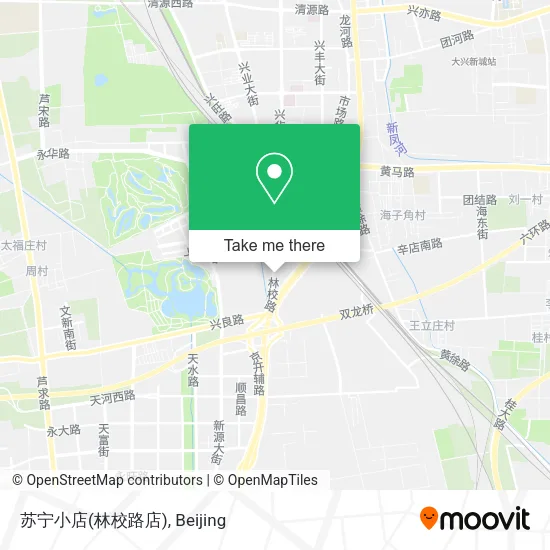 苏宁小店(林校路店) map