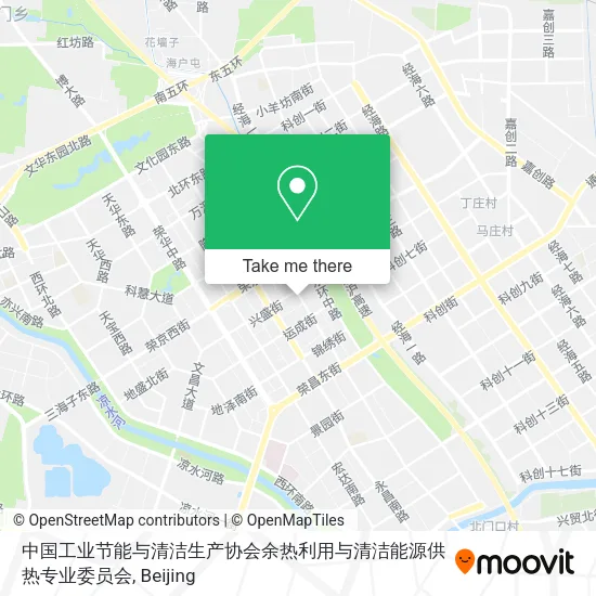中国工业节能与清洁生产协会余热利用与清洁能源供热专业委员会 map