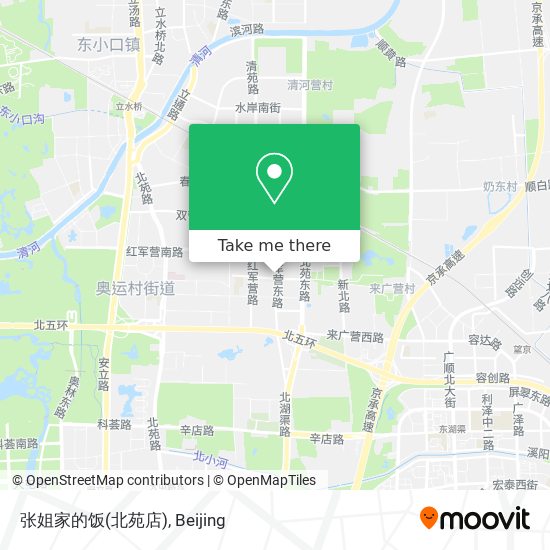 张姐家的饭(北苑店) map