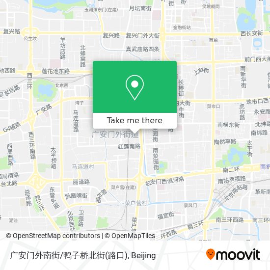广安门外南街/鸭子桥北街(路口) map