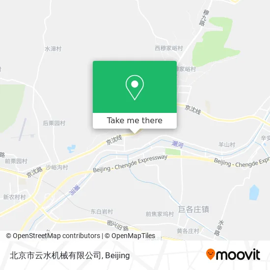 北京市云水机械有限公司 map