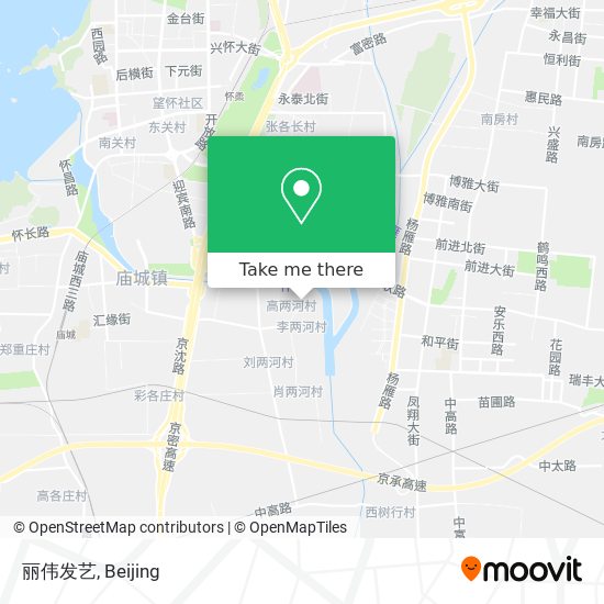 丽伟发艺 map