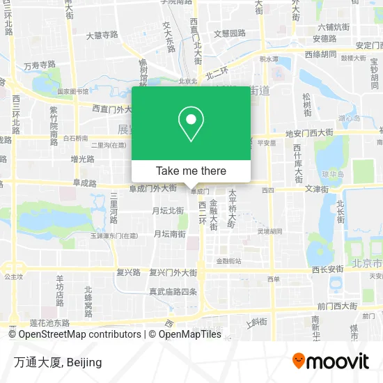 万通大厦 map