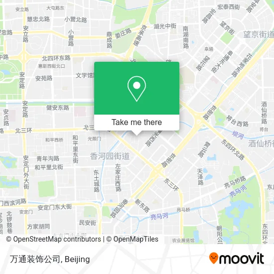 万通装饰公司 map