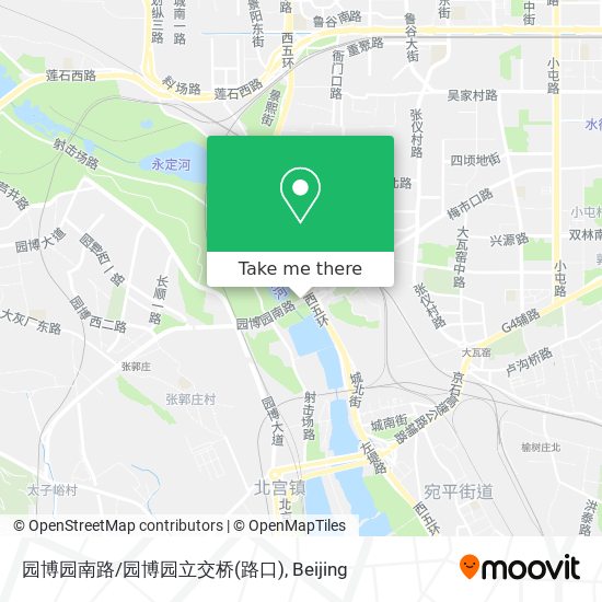 园博园南路/园博园立交桥(路口) map