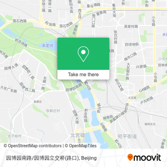 园博园南路/园博园立交桥(路口) map