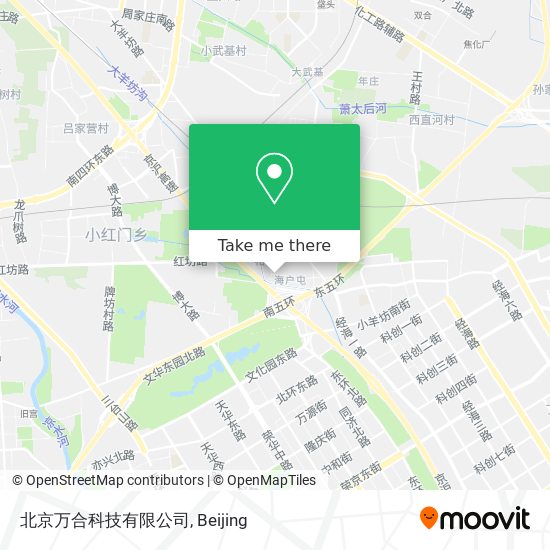 北京万合科技有限公司 map