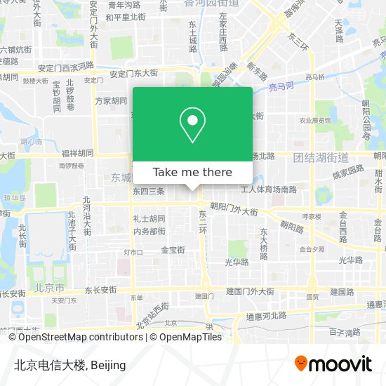 北京电信大楼 map