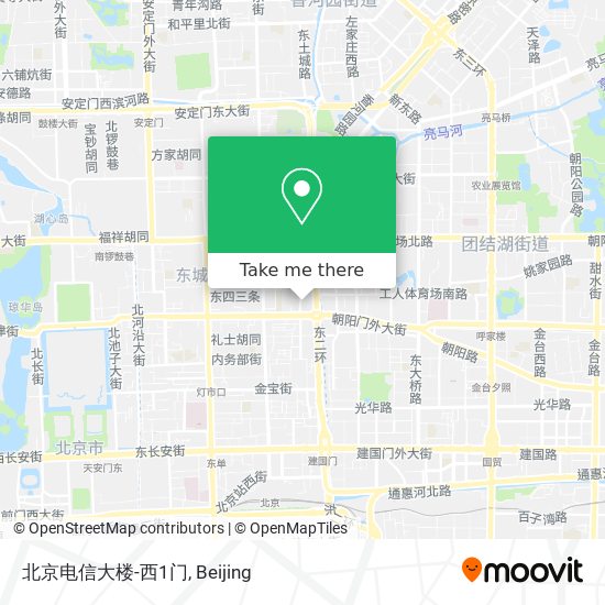 北京电信大楼-西1门 map