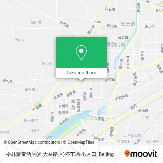 格林豪泰酒店(西大桥路店)停车场-出入口 map