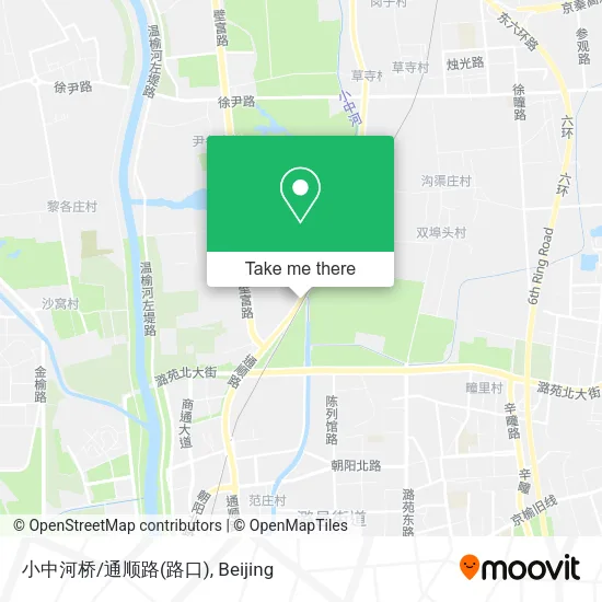 小中河桥/通顺路(路口) map