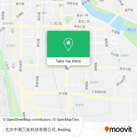 北京中测三友科技有限公司 map
