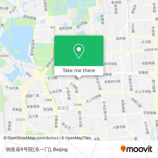 倒座庙9号院(东一门) map