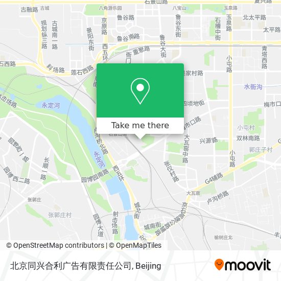 北京同兴合利广告有限责任公司 map