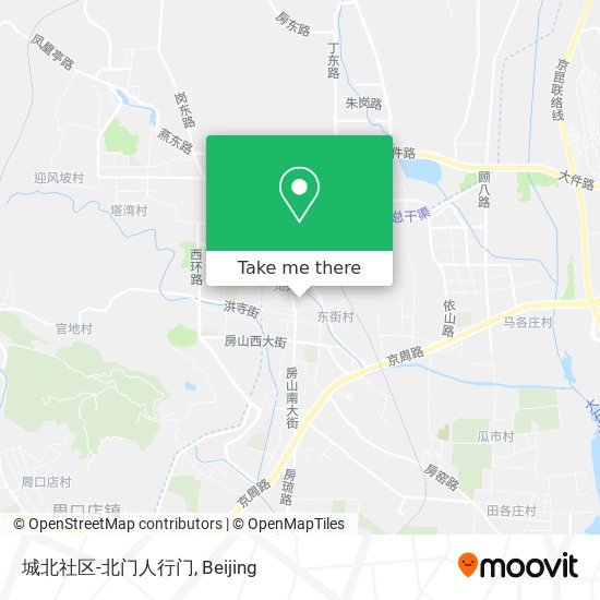 城北社区-北门人行门 map