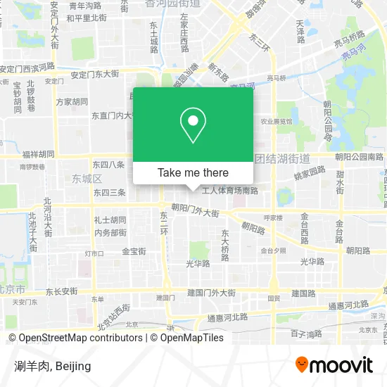 涮羊肉 map