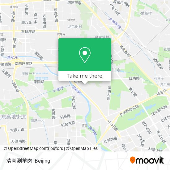 清真涮羊肉 map