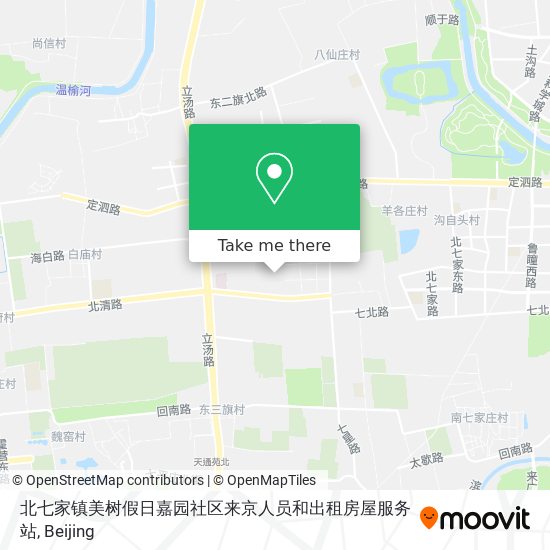 北七家镇美树假日嘉园社区来京人员和出租房屋服务站 map