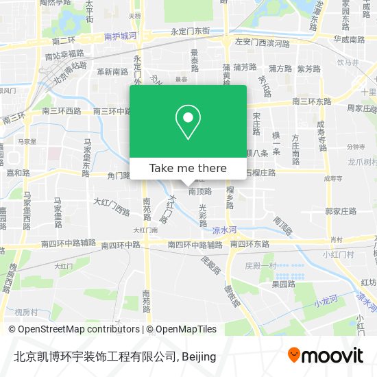 北京凯博环宇装饰工程有限公司 map