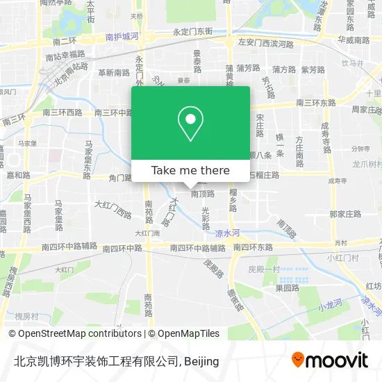 北京凯博环宇装饰工程有限公司 map