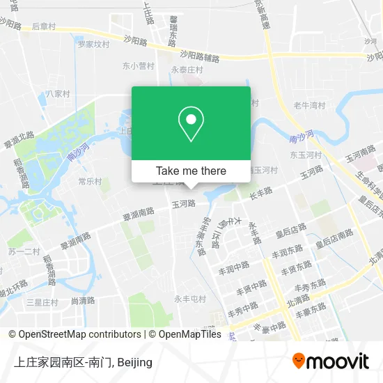 上庄家园南区-南门 map