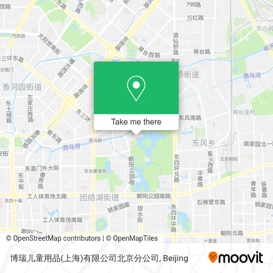 博瑞儿童用品(上海)有限公司北京分公司 map