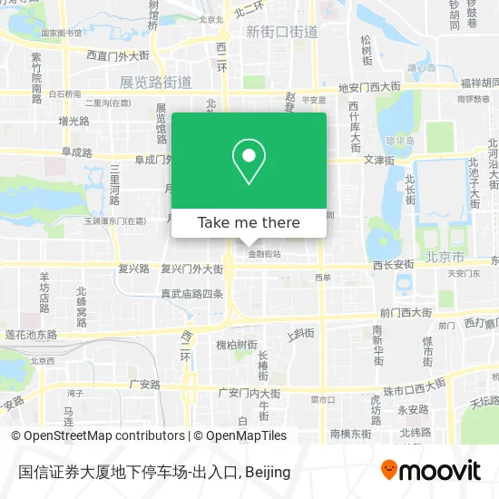 国信证券大厦地下停车场-出入口 map