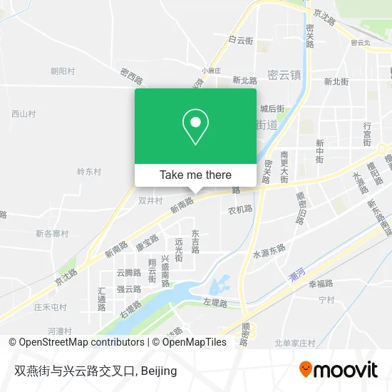 双燕街与兴云路交叉口 map