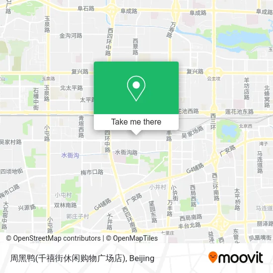 周黑鸭(千禧街休闲购物广场店) map
