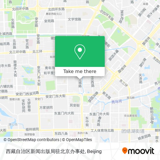西藏自治区新闻出版局驻北京办事处 map