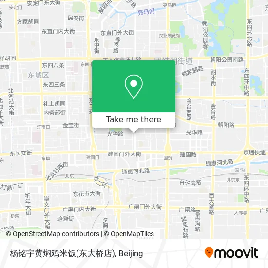 杨铭宇黄焖鸡米饭(东大桥店) map