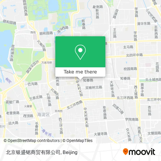 北京银盛铭商贸有限公司 map