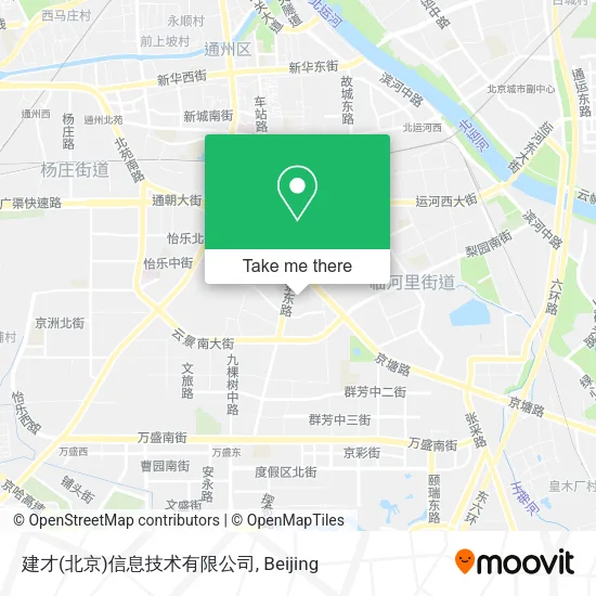 建才(北京)信息技术有限公司 map